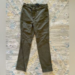 J crew olive green pants